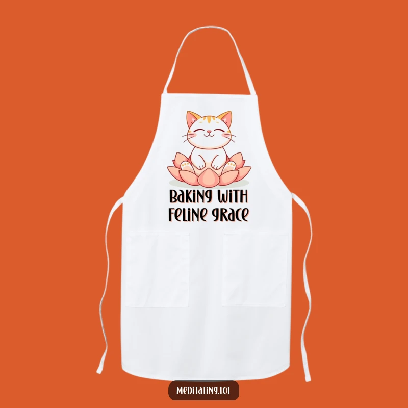 Funny Cat Chef Apron: Cook with Hilarious Calm and Feline Grace