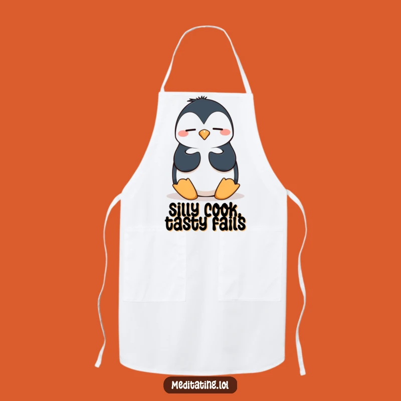 Funny Penguin Apron: Wobbly Cooking with Culinary Comedy