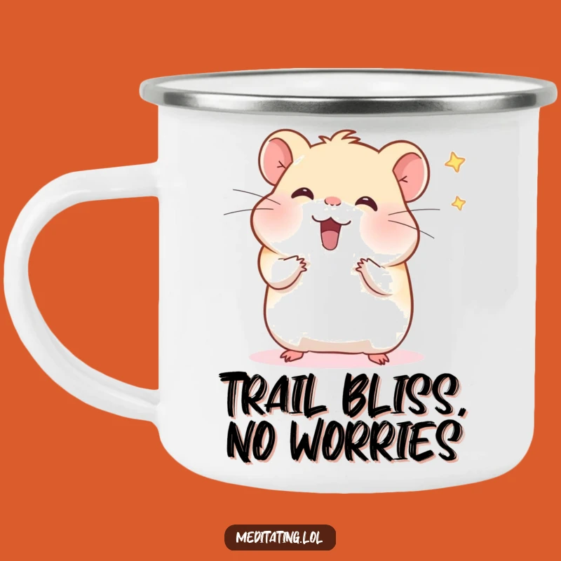 Funny Hamster Camping Mug: Your Adventure Buddy for Zen and Fun