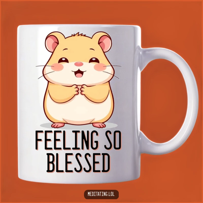 Funny Cheerful Hamster Mug: Stillness and Joy Gift for Cute Lovers