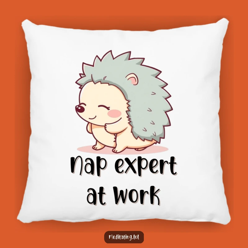 Funny Giggling Hedgehog Pillow: Cozy Comfort and Whimsical Charm