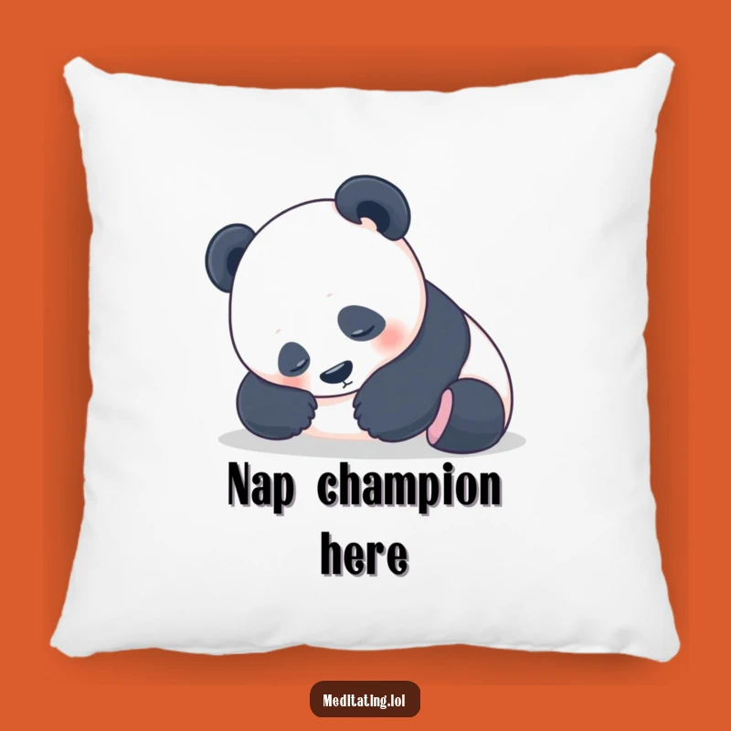 Funny Panda Pillow: Relaxed Paw Cushion, Cozy Comfort Gift