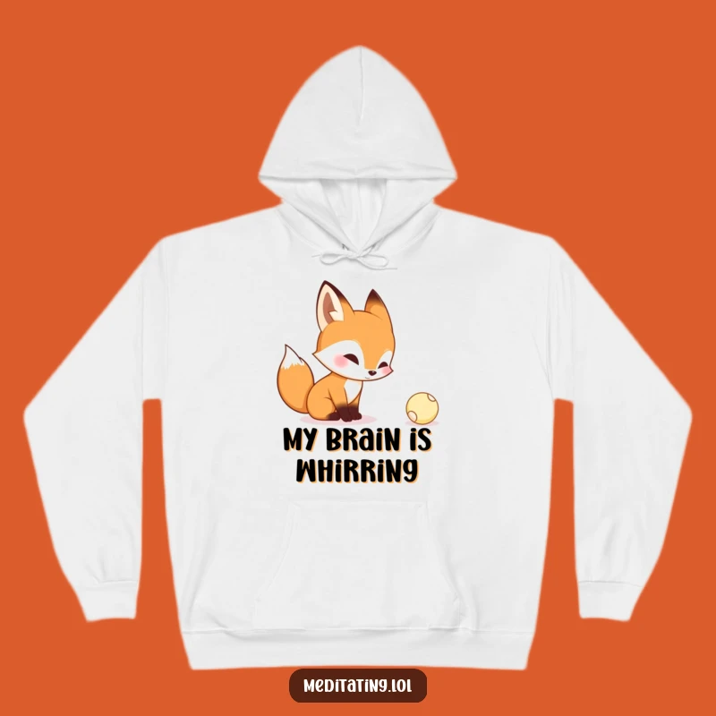 Cozy Funny Curious Fox Hoodie: Warmth for Your Inquisitive Soul