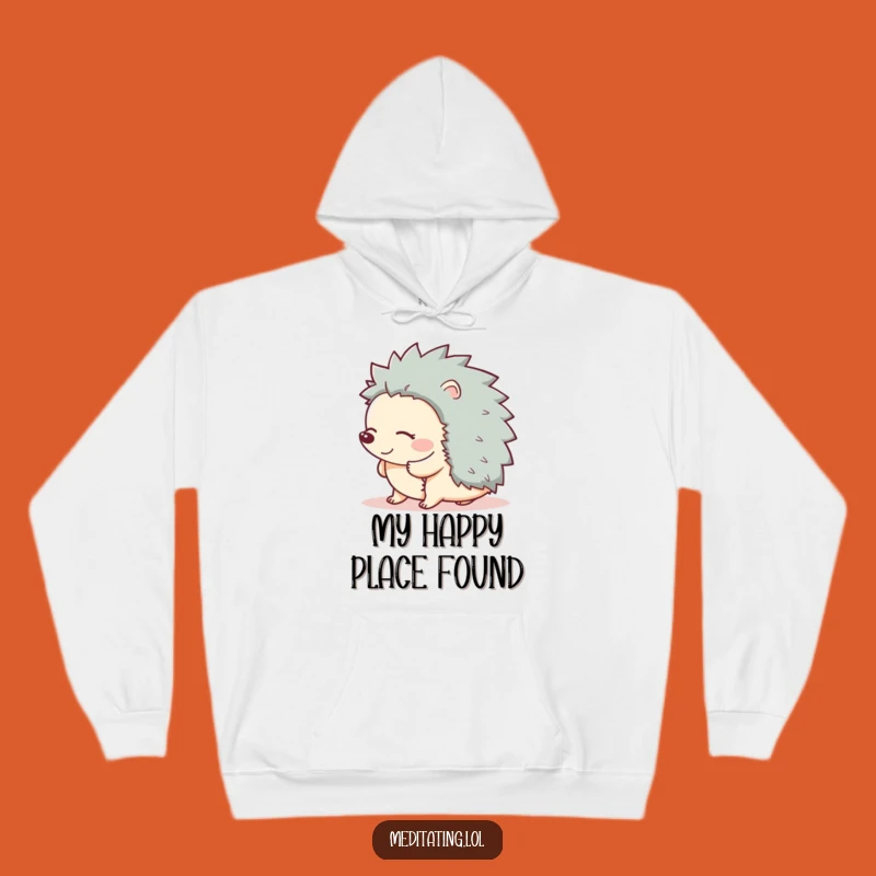 Cozy Funny Giggling Hedgehog Hoodie: Warmth and Laughter for Chilly Days