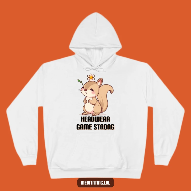 Cozy Funny Determined Squirrel Hoodie: Warmth and Empowerment