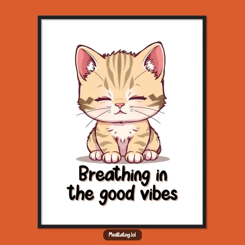 Free Printable Calm Kitten Wall Art: Peaceful Downloadable Decor for Serene Spaces