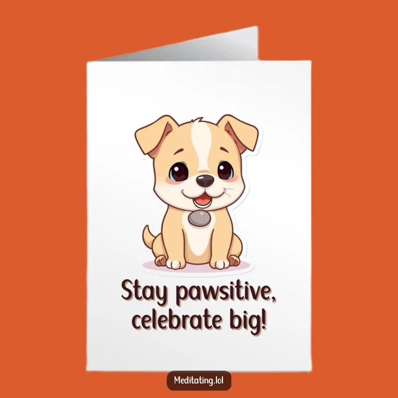 Free Printable Birthday Card: Juggling Dog, Hilarious Downloadable Gift for Dog Lovers