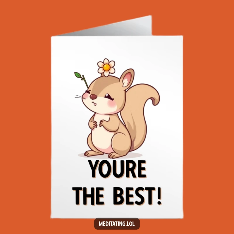 Free Printable Squirrel Thank You Card: Determined Gratitude for a Sweet, Downloadable Gift