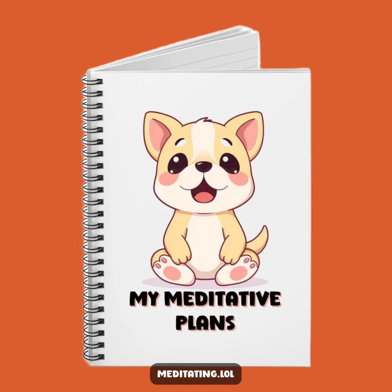 Funny Dog Meditation Notebook: Journaling for Inner Peace (and Laughs)