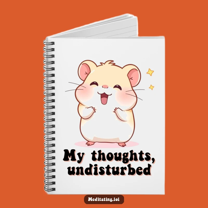 Funny Hamster Notebook: Capture Ideas with Zen and Whimsy