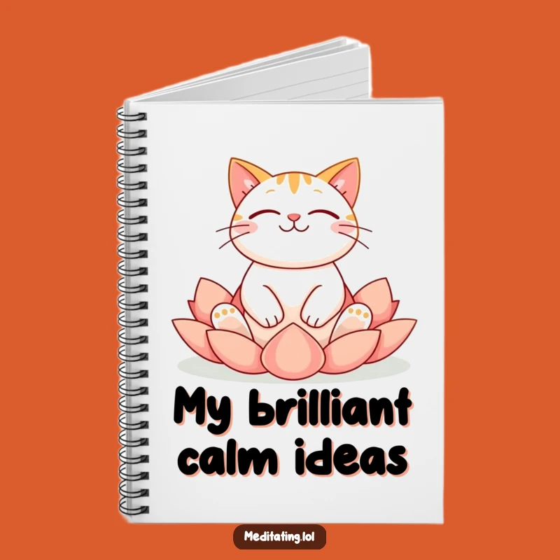 Funny Cat Zen Notebook: Jot Down Thoughts with Hilarious Tranquility