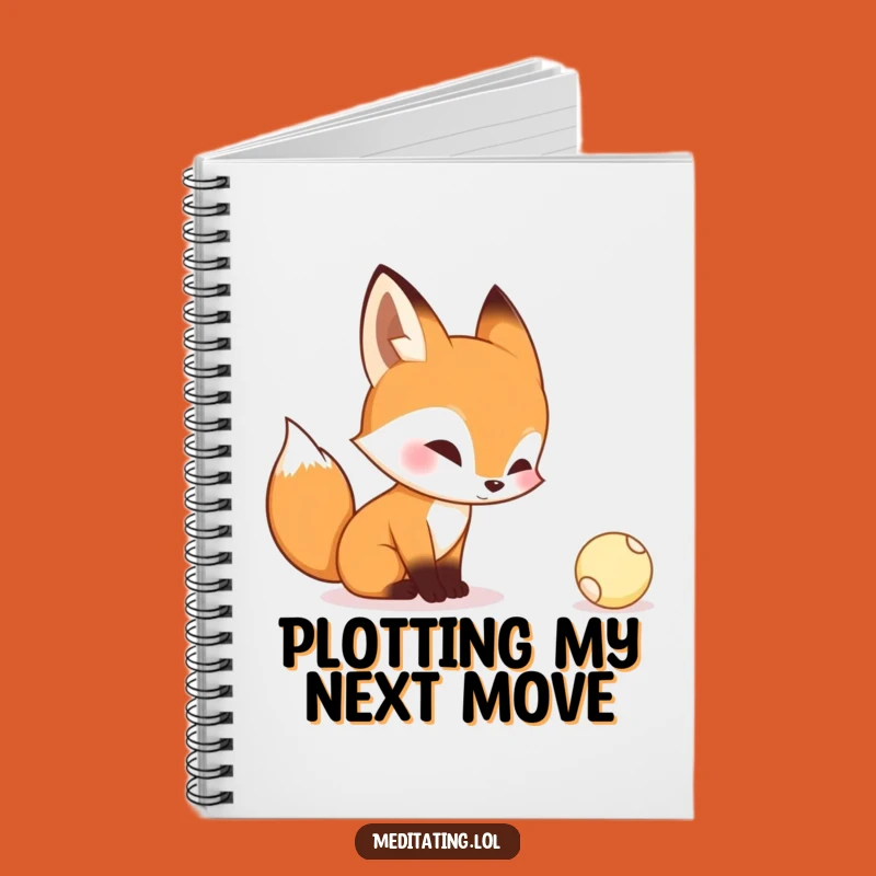 Funny Curious Fox Notebook: Jot Down Your Bright Ideas