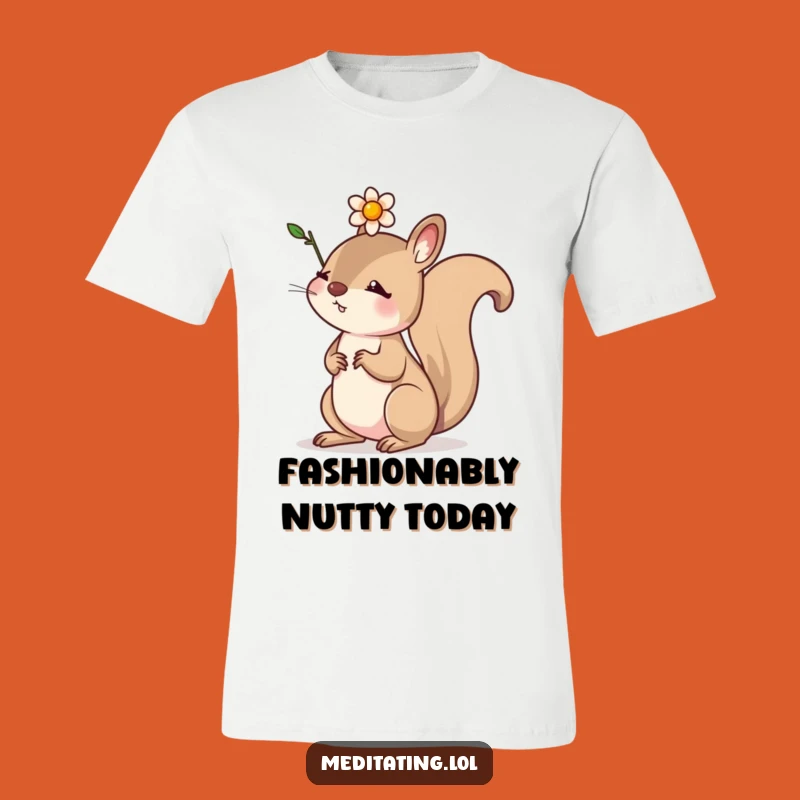 Funny Determined Squirrel T-Shirt: Wear Your Focus with Pride